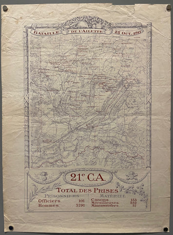 Link to  Bataille De L'Ailette PosterFrance, 1918  Product