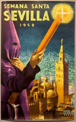 Link to  Semana Santa Sevilla 1958 PosterSpain, 1958  Product
