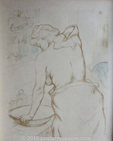 Link to  Woman Washing Herself (Elles Series)Henri Toulouse-Lautrec  Product