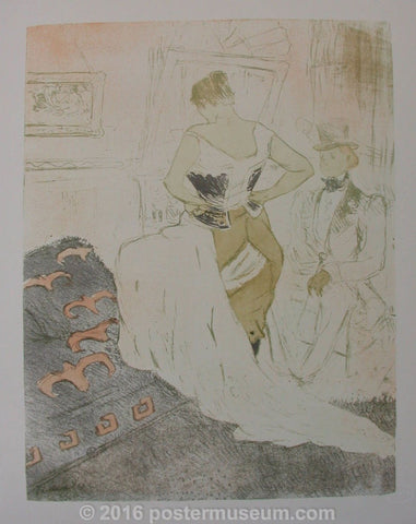Link to  Woman with Corset (Elles Series)Henri Toulouse-Lautrec  Product