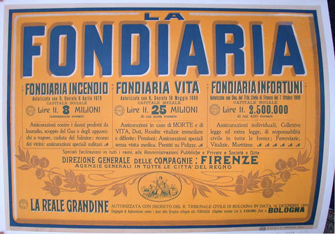 Link to  La FondiariaItaly, C.1890  Product