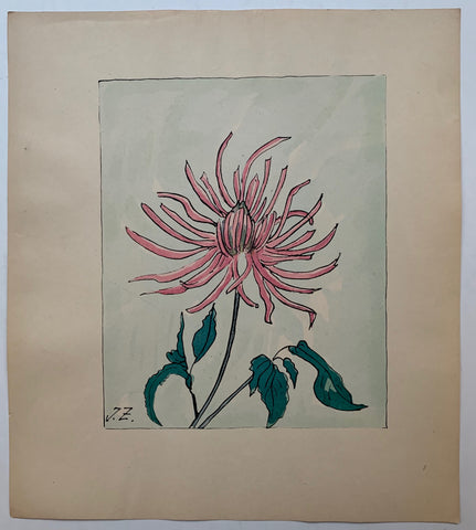 Link to  Flower With Thin Petals #16 ✓J.Z, c. 1930  Product