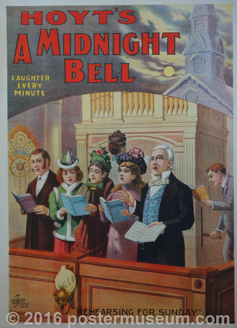 Link to  Hoyt's A Midnight Bell "Rehearsing for Sunday"c. 1889  Product
