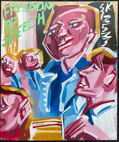 Link to  Freedom of Speech Steve Keene Painting #65USA, 2022  Product