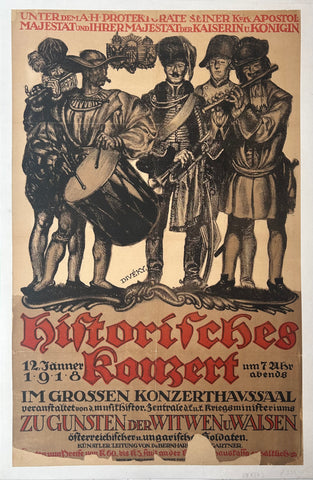 Link to  Historisches Konzert PosterGermany, c. 1918  Product