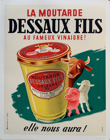 Link to  La Moutarde Dessaux Fils AdvertisementFrance, c. 1959  Product