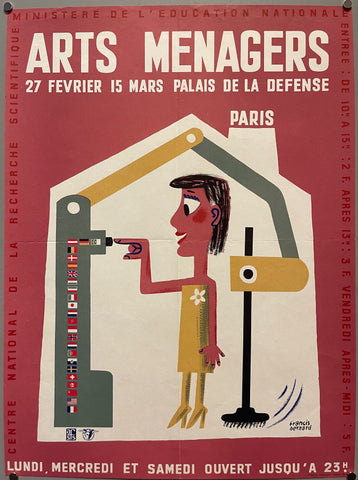 Link to  Arts Menagers c. 1960 PosterFrance, c. 1960  Product