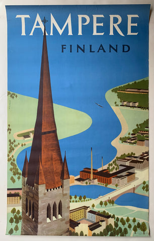 Link to  Tampere Finland PosterFinland, 1956  Product
