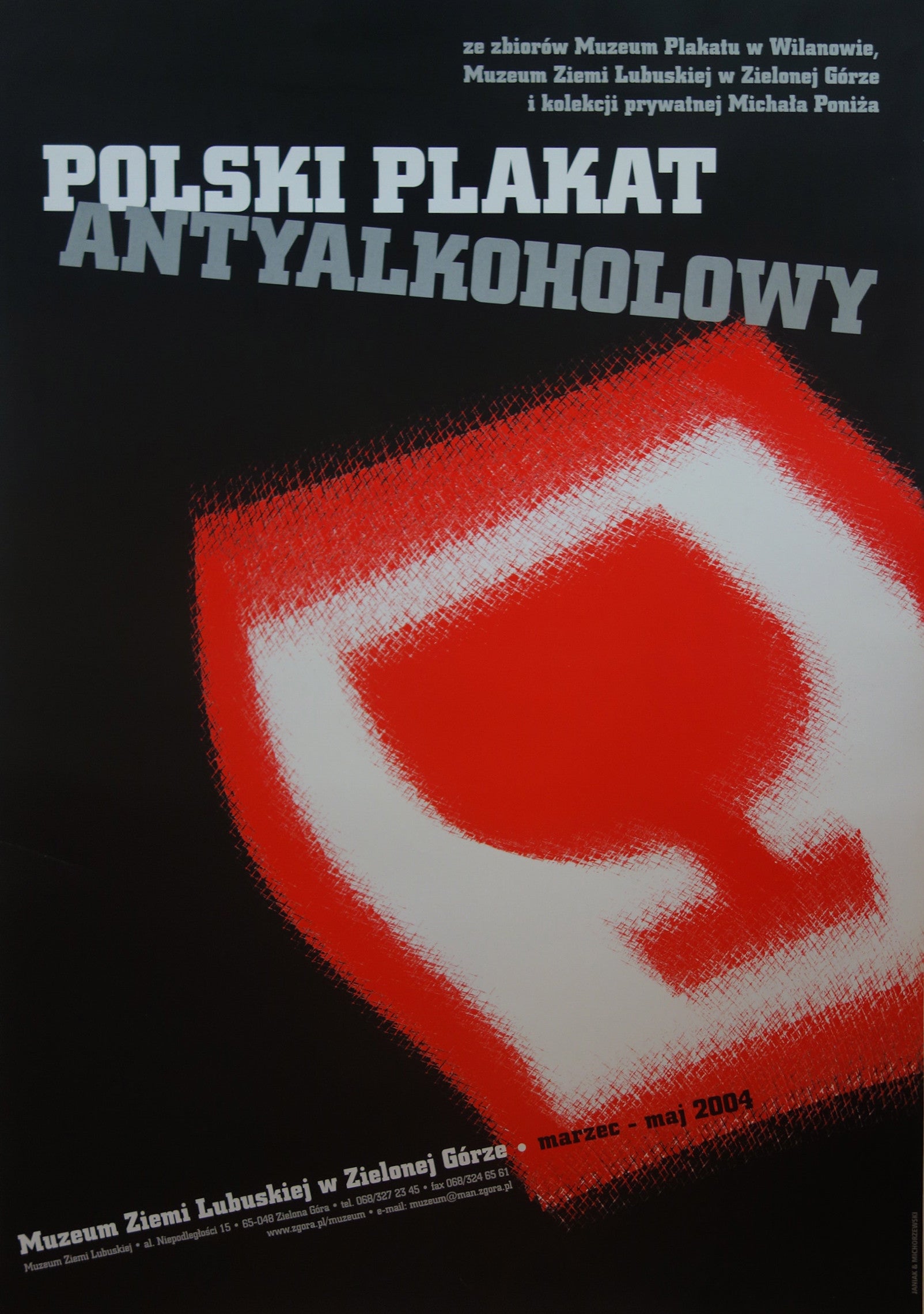 Polski Plakat Antyalkoholowy