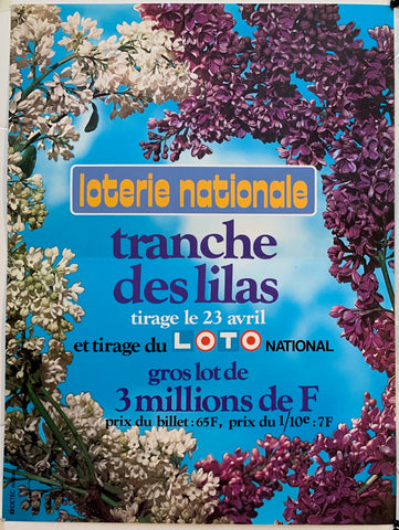 Link to  Loterie Nationale - "Tranche des Lilas" 23 AvrilFrance, C. 1975  Product