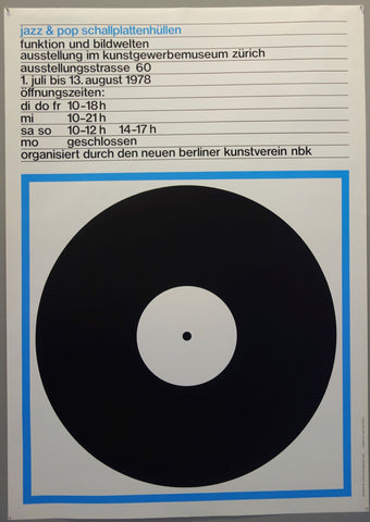 Link to  Jazz & Pop Schallplattenhullen 3Switzerland, 1978  Product