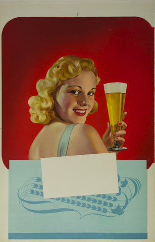 Link to  Blonde Beauty With BeerUnited States - c. 1955  Product