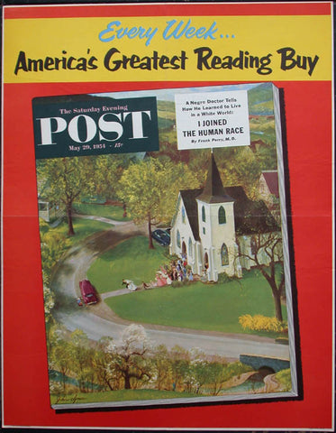 Link to  Saturday Evening Post May 29, 1954 ✓John Ford Clymer  Product