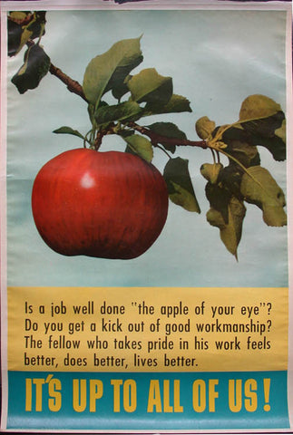 Link to  It's Up To All Of Us! Is A Job Well Done The Apple Of Your EyeVictor B. Wells  Product