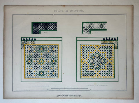 Link to  Salas de los Embajadores Alhambra Print 22England, c. 1844  Product