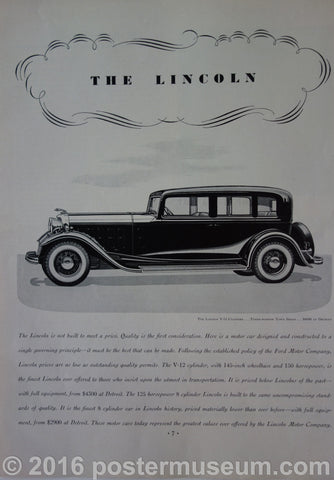 Link to  The Lincolnc.1920  Product