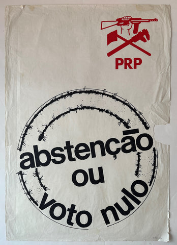 Link to  Abstençāo ou Voto Nulo PosterPortugal, 1973  Product