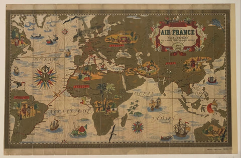 Link to  Air France: Nova Et Vetera Poster sOLD - 4/22 ✓France, 1939  Product