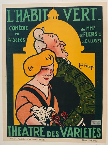 Link to  "L'Habit Vert" Théâtre des VariétésFrance, 1912  Product