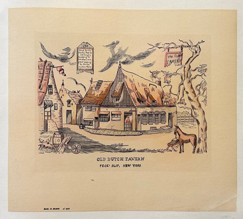 Link to  Old Dutch Tavern PrintUSA, c. 1930  Product