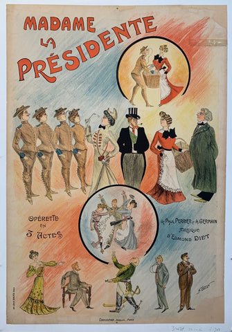 Link to  Madame la Présidente PosterFrench Poster, 1910  Product