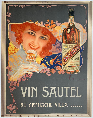 Link to  Vin Sautel Au Grenache Vieux...France,  C. 1895  Product