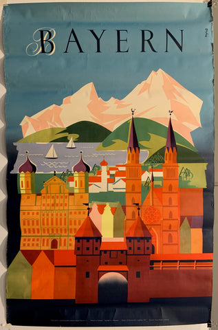 Link to  Bayern Travel PosterGermany, 1957  Product