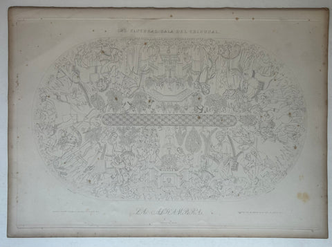 Link to  Ceiling of the Sala del Tribunal Alhambra Print 3England, c. 1844  Product