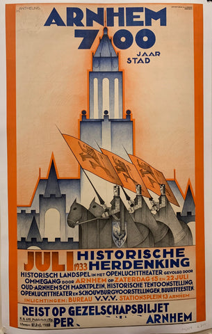 Link to  Arnhem 700 PosterNetherlands, 1933  Product