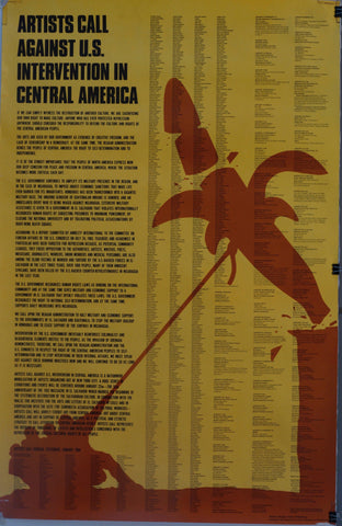 Link to  Artists Call Against U.S. Intervention in Central AmericaUSA, C. 1990  Product