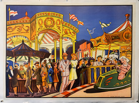 Link to  Carnival Scene PosterU.S.A., c.1940  Product