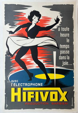 Link to  Hifivox L'Electrophone PosterFrance, c. 1955  Product