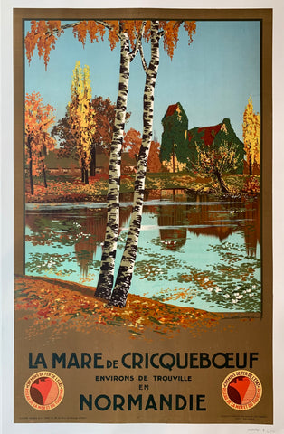 Link to  Le Mare De Cricqueboeuf PosterFrance, c. 1939  Product