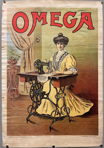 Link to  Omega Sewing Machine PosterFrance, c. 1910  Product