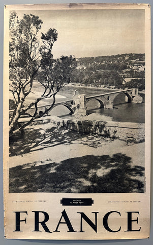 Link to  Avignon - Le Vieux Pont PosterFrance c. 1955  Product