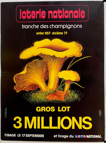 Link to  Loterie Nationale - "Tranche de Champignons"France, C. 1975  Product