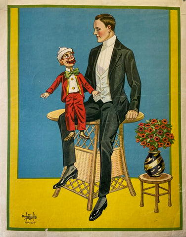 Link to  Ventriloquist With Puppet PrintU.S.A, c. 1910  Product