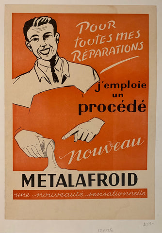 Link to  Metalafroid PrintFrance, c. 1940  Product