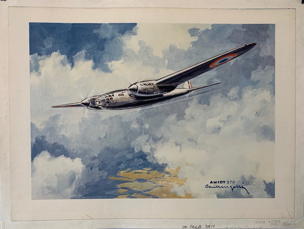 Amiot 370 Aircraft by Paul Lengellé – Poster Museum