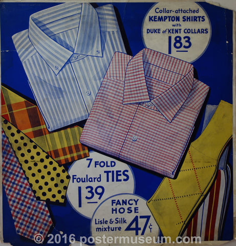 Link to  Collar-attached Kempton Shirts with Duke of Kent CollarsFashion c.1940  Product