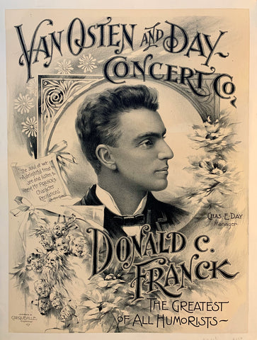 Link to  Van Osten & Day Concert Co - Donald C Franck - The Greatest of All HumoristsUnited States  Product