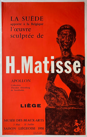 Link to  H. Matisse Musée des Beaux-Arts PosterBelgium, 1958  Product