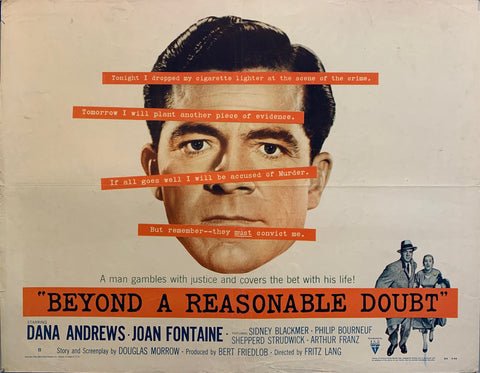 Link to  Beyond A Reasonable Doubt Film PosterU.S.A FILM, 1956  Product