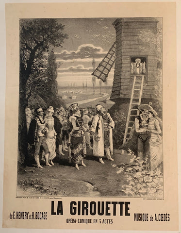 Link to  La Girouette - Opera Comique en 3 actes de E Hemery et H Bocage Musique de A CoedesFrance, C. 1895  Product