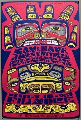 Sam & Dave Fillmore West Poster