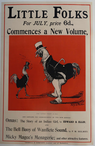 Link to  Little Folks for July, Price 6d Commences a New VolumeUSA, C. 1895  Product