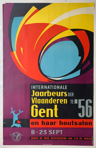 Link to  Internationale Jaarbeurs der Vlaanderen PosterBelgium, 1956  Product