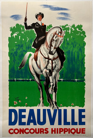 Link to  Deauville Concours Hippique Poster ✓France, 1948  Product