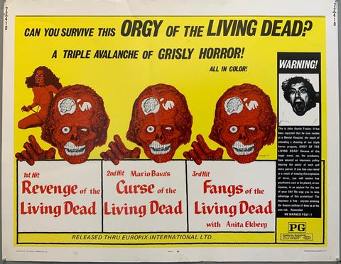 Link to  Living Dead Triology PosterU.S.A FILM, 1972  Product