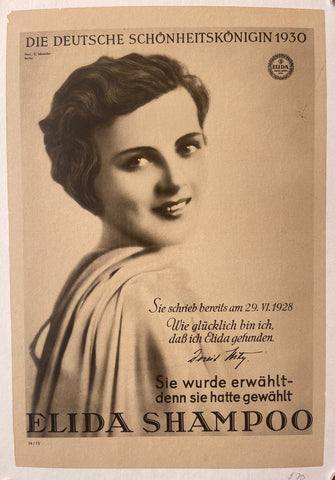 Link to  Elida Shampoo AdAustria, c. 1930s  Product